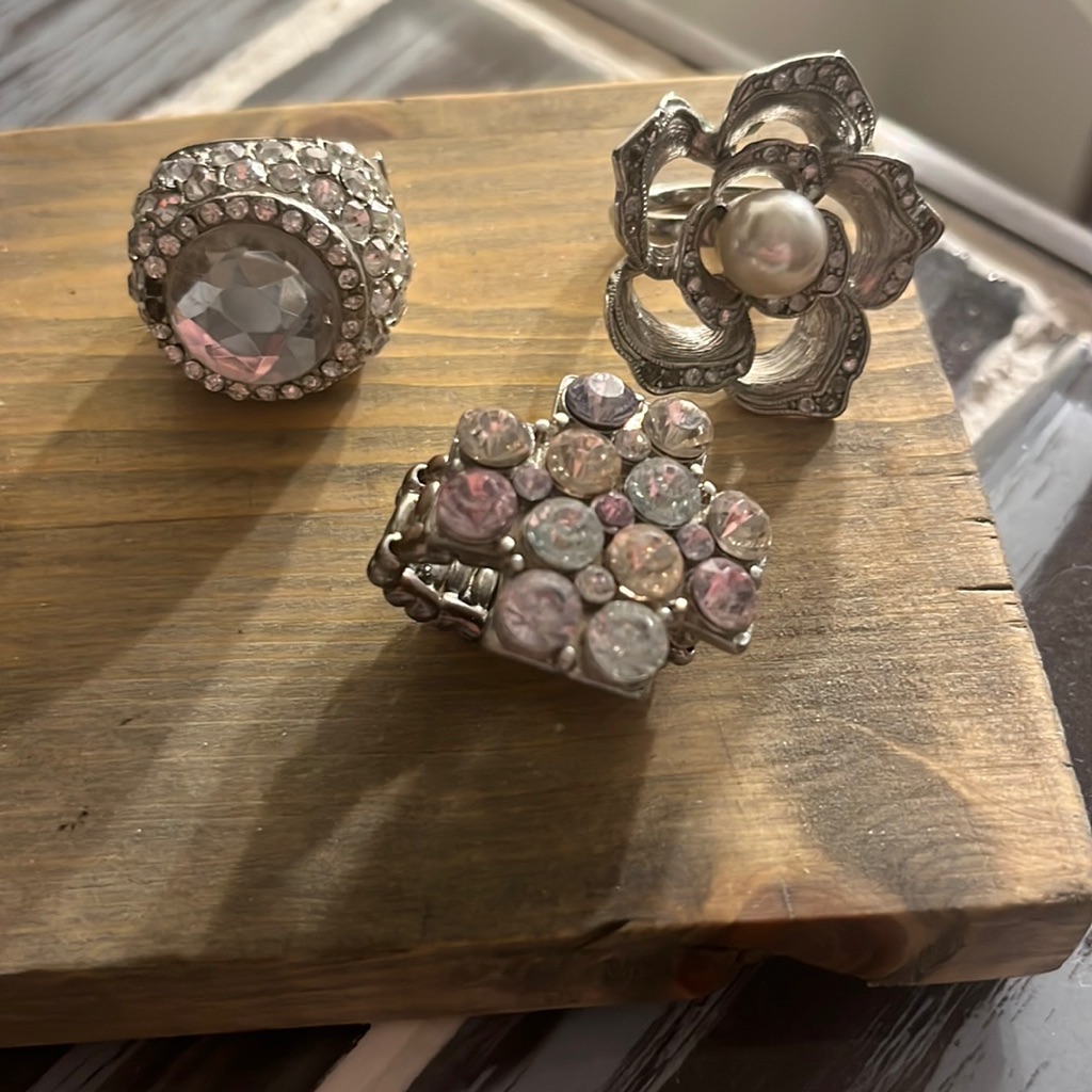 Silver Costume Jewelry Rings
